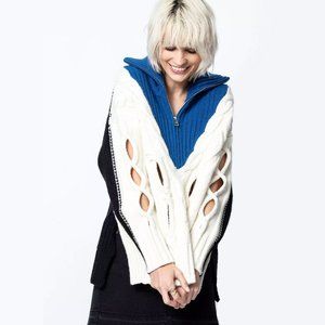 Zadig & Voltaire Drys Color Block Sweater, NWT